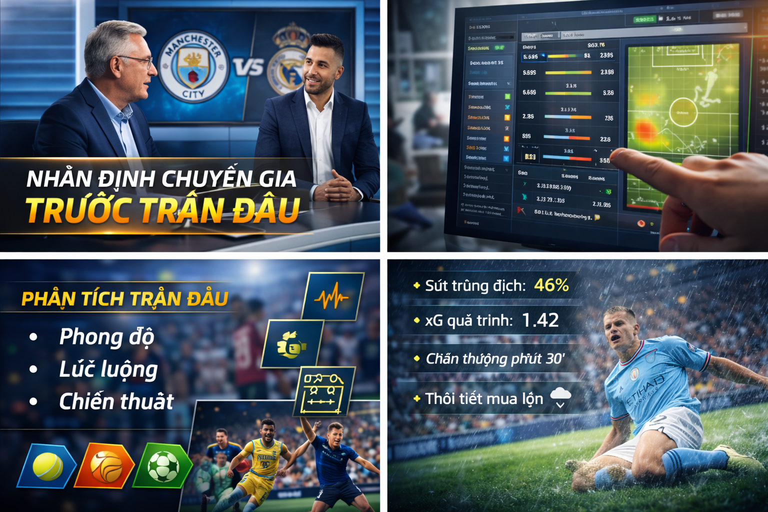 Nhận định trước trận đấu bóng đá